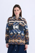 Load image into Gallery viewer, Woven Aztec Shacket
