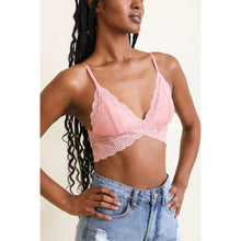 Load image into Gallery viewer, Butterfly Scallop Lace Bralette
