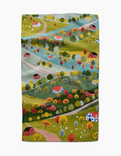 Load image into Gallery viewer, Fall Sunflower Cottage Tea Towel
