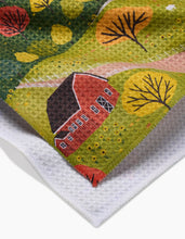 Load image into Gallery viewer, Fall Sunflower Cottage Tea Towel
