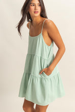 Load image into Gallery viewer, Mint ruffle dress

