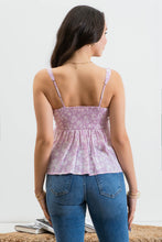 Load image into Gallery viewer, Contrast Floral Top
