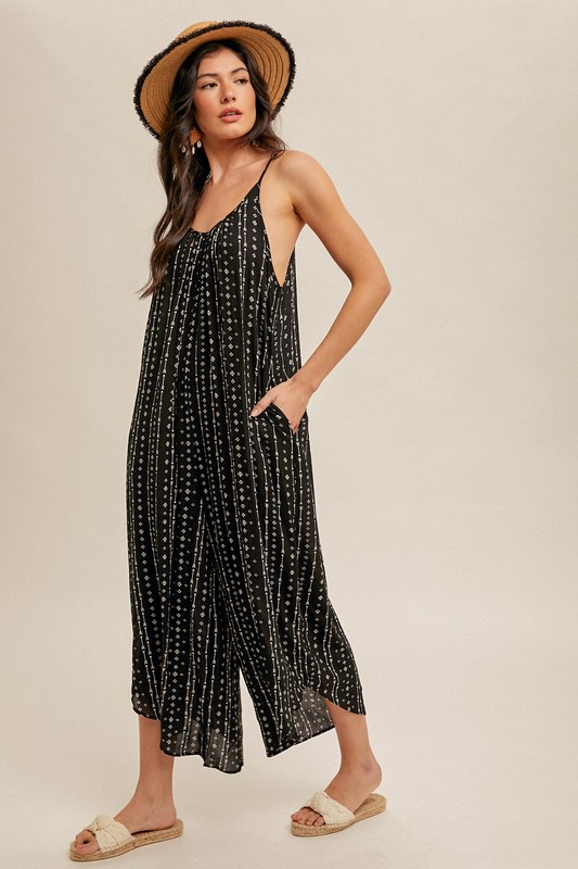 Printed Oversized Jumpsuit