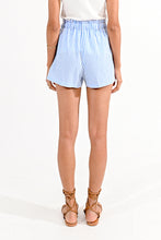 Load image into Gallery viewer, Woven Blue Striped Shorts
