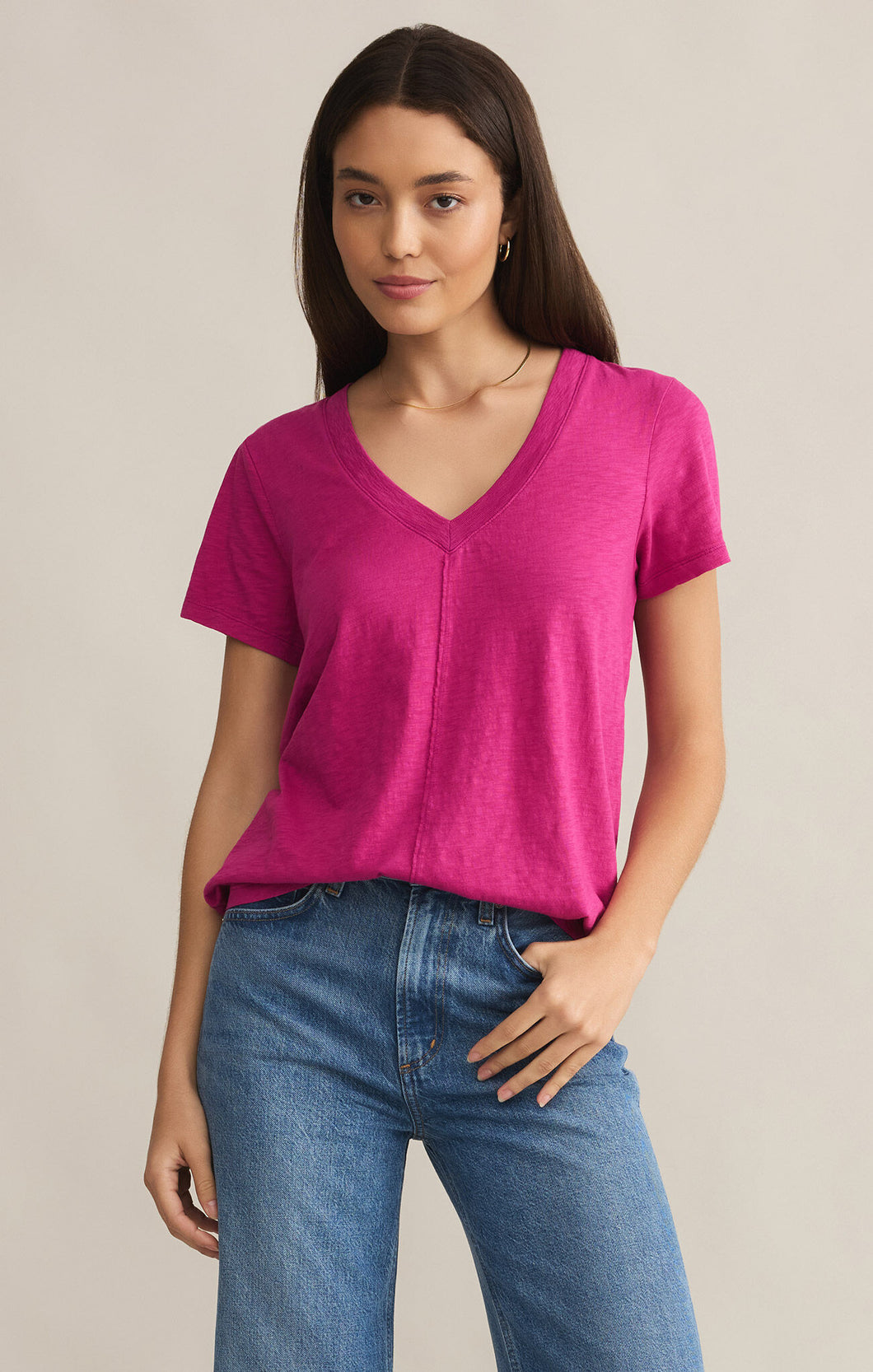 Asher V-Neck Tee