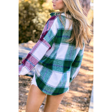 Load image into Gallery viewer, Two toned Plaid Long Sleeve
