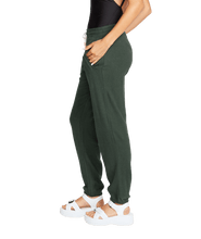 Load image into Gallery viewer, Lil Fleece Pant in Dark Pine
