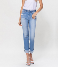 Load image into Gallery viewer, High rise capri jean
