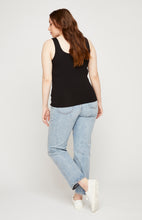 Load image into Gallery viewer, Belize Black Squared Neck Tank
