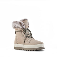 Load image into Gallery viewer, Vanetta lace-up tall boot (Mushroom)

